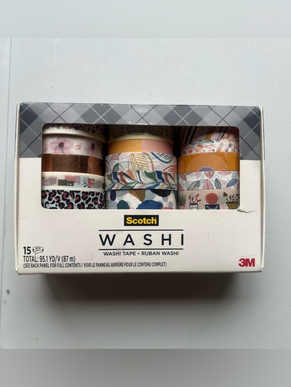 Scotch 15pk Expressions Washi Tape
Multicolor Decorative & Cute Tape Set for art